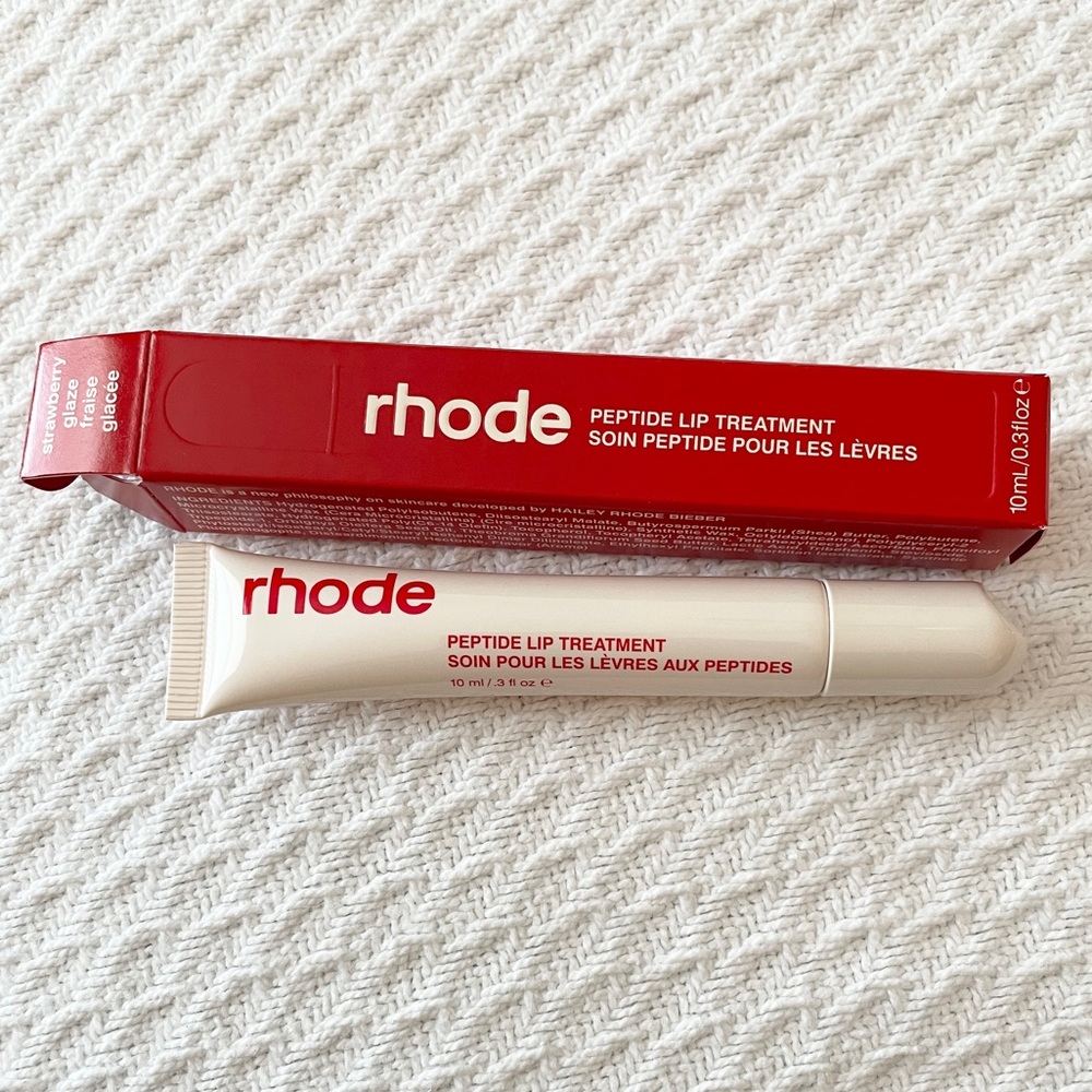 Rhode Peptide Lip Treatment in Krispy Kreme Strawberry Glaze. Limited Edition